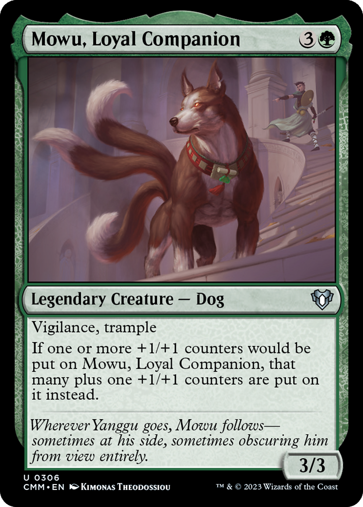 Mowu, Loyal Companion [Commander Masters] | Gaming Infinity