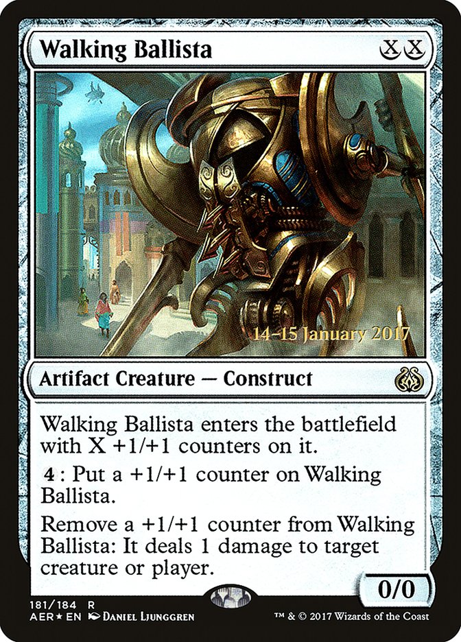Walking Ballista [Aether Revolt Prerelease Promos] | Gaming Infinity