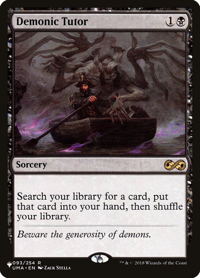 Demonic Tutor [The List] | Gaming Infinity