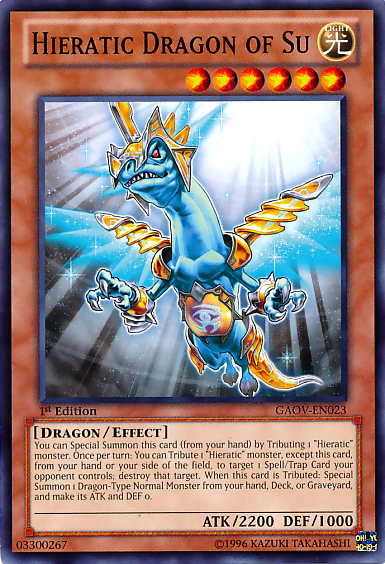 Hieratic Dragon of Su [GAOV-EN023] Common | Gaming Infinity