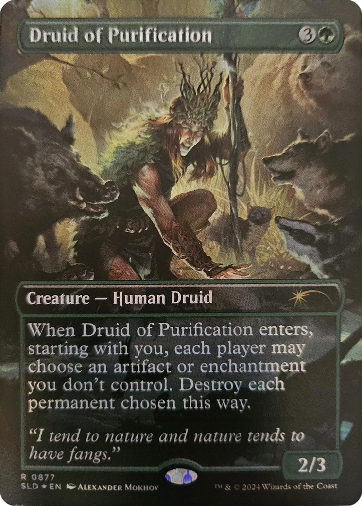 Druid of Purification (Rainbow Foil) [Secret Lair Drop Series] | Gaming Infinity