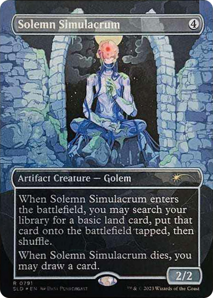 Solemn Simulacrum (0791) (Galaxy Foil) [Secret Lair Drop Series] | Gaming Infinity