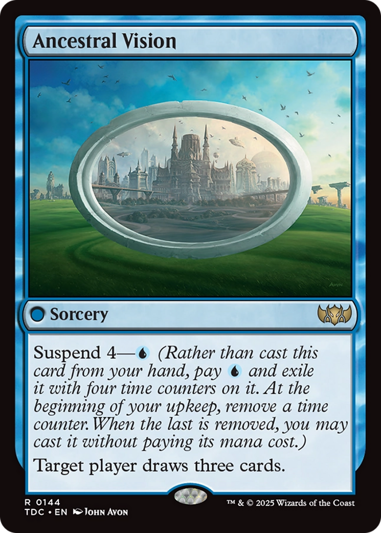 Ancestral Vision [Tarkir: Dragonstorm Commander] | Gaming Infinity
