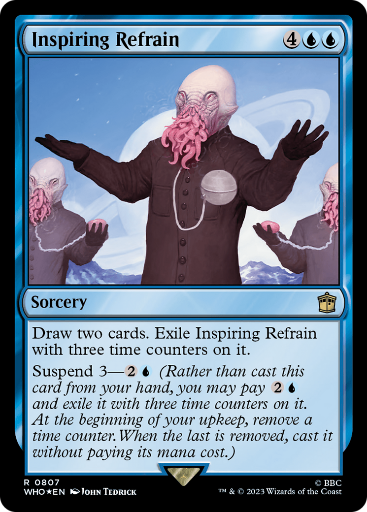 Inspiring Refrain (Surge Foil) [Doctor Who] | Gaming Infinity