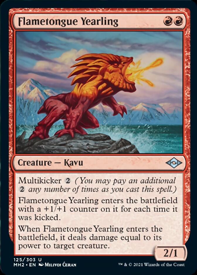 Flametongue Yearling [Modern Horizons 2] | Gaming Infinity