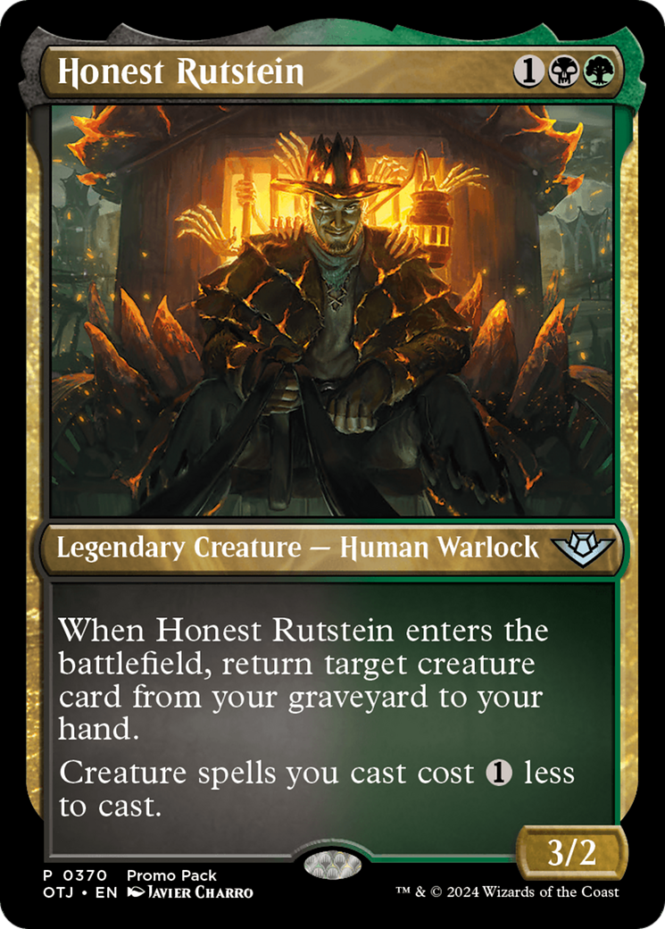 Honest Rutstein (Promo Pack) [Outlaws of Thunder Junction Promos] | Gaming Infinity