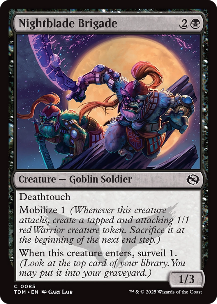 Nightblade Brigade [Tarkir: Dragonstorm] | Gaming Infinity