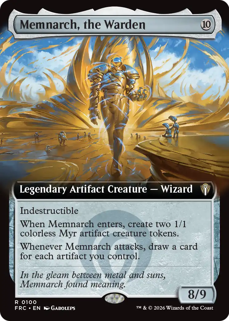 Memnarch, the Warden (Extended Art) [Reality Fracture Commander] | Gaming Infinity