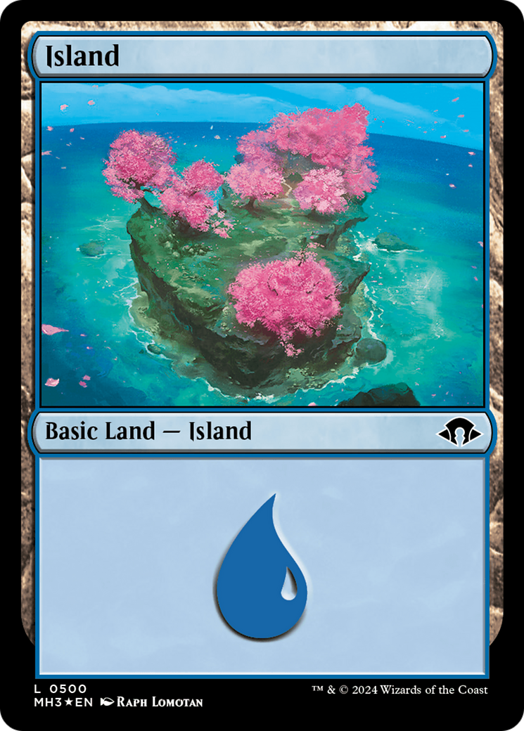 Island (0500) (Ripple Foil) [Modern Horizons 3] | Gaming Infinity