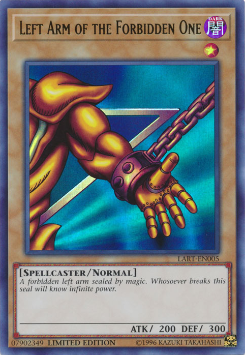 Left Arm of the Forbidden One [LART-EN005] Ultra Rare | Gaming Infinity