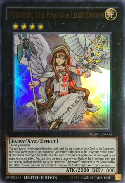 Minerva, the Exalted Lightsworn [YCSW-EN008] Ultra Rare | Gaming Infinity