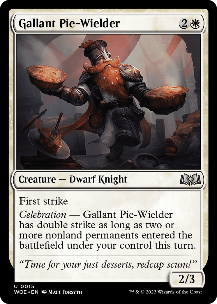 Gallant Pie-Wielder [Wilds of Eldraine] | Gaming Infinity