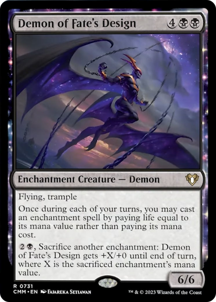 Demon of Fate's Design [Commander Masters] | Gaming Infinity