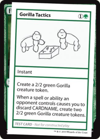 Gorilla Tactics (2021 Edition) [Mystery Booster Playtest Cards] | Gaming Infinity