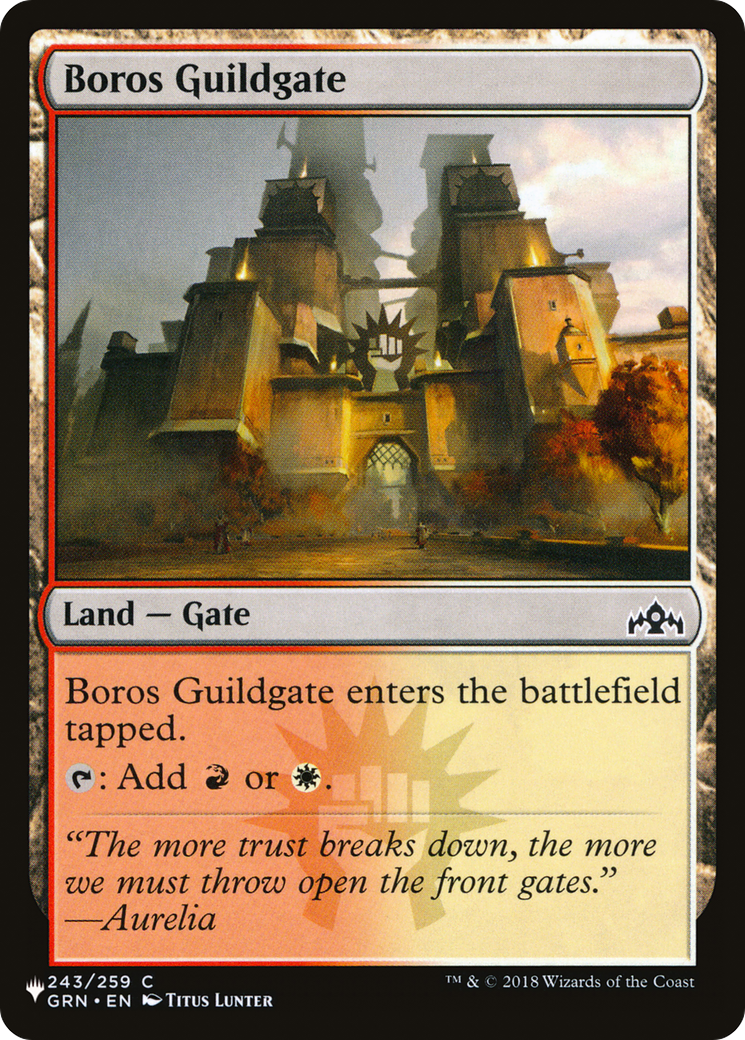 Boros Guildgate [The List] | Gaming Infinity