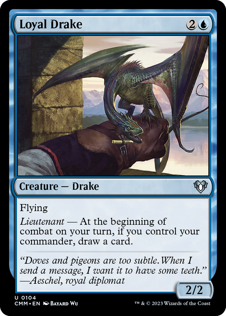 Loyal Drake [Commander Masters] | Gaming Infinity