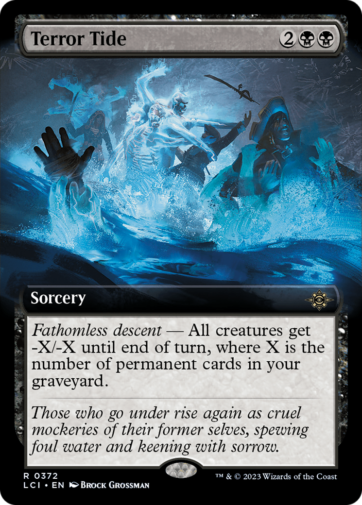 Terror Tide (Extended Art) [The Lost Caverns of Ixalan] | Gaming Infinity