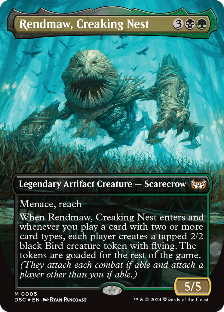 Rendmaw, Creaking Nest (Borderless) [Duskmourn: House of Horror Commander] | Gaming Infinity