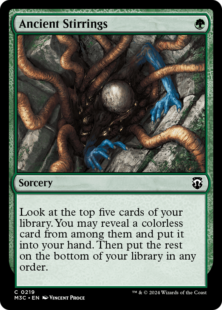 Ancient Stirrings (Ripple Foil) [Modern Horizons 3 Commander] | Gaming Infinity