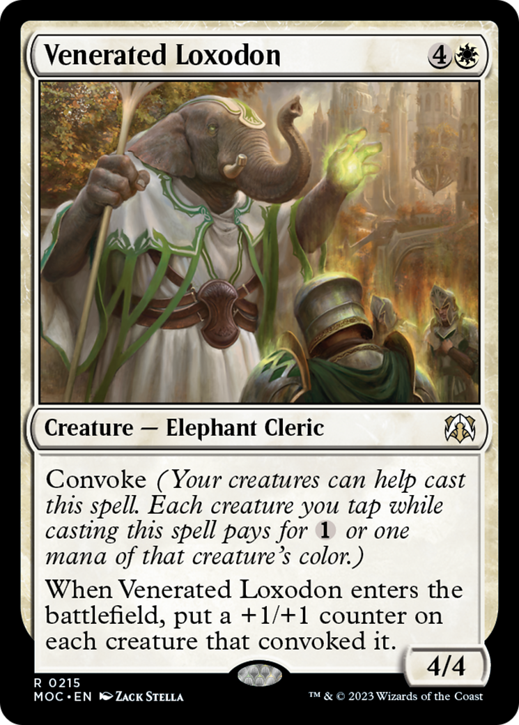 Venerated Loxodon [March of the Machine Commander] | Gaming Infinity