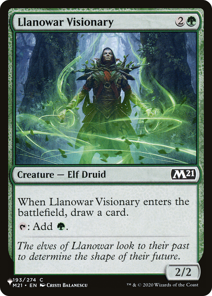 Llanowar Visionary [The List] | Gaming Infinity