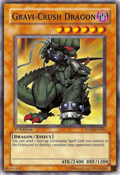 Gravi-Crush Dragon [FOTB-EN030] Common | Gaming Infinity