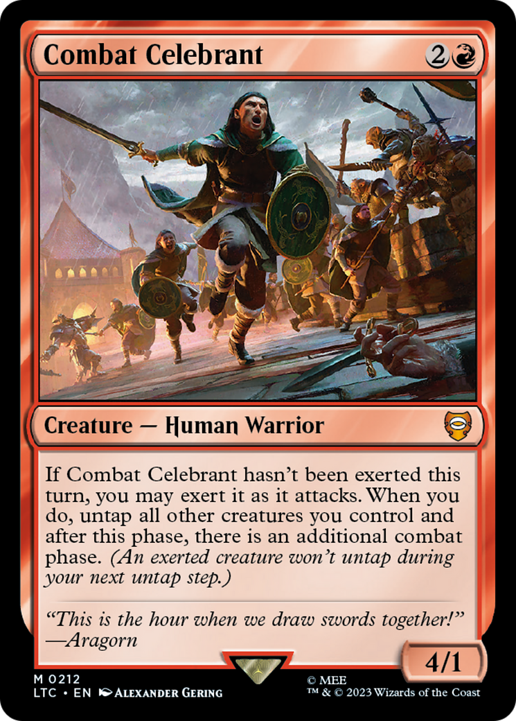 Combat Celebrant [The Lord of the Rings: Tales of Middle-Earth Commander] | Gaming Infinity