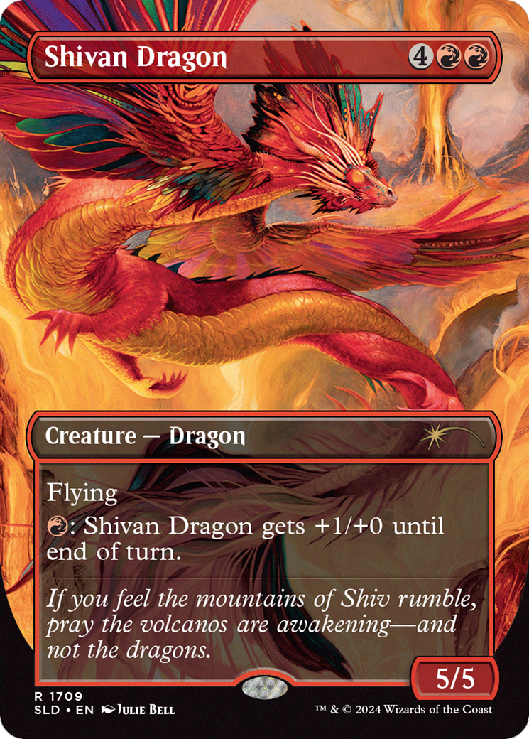 Shivan Dragon (Rainbow Foil) [Secret Lair Drop Series] | Gaming Infinity