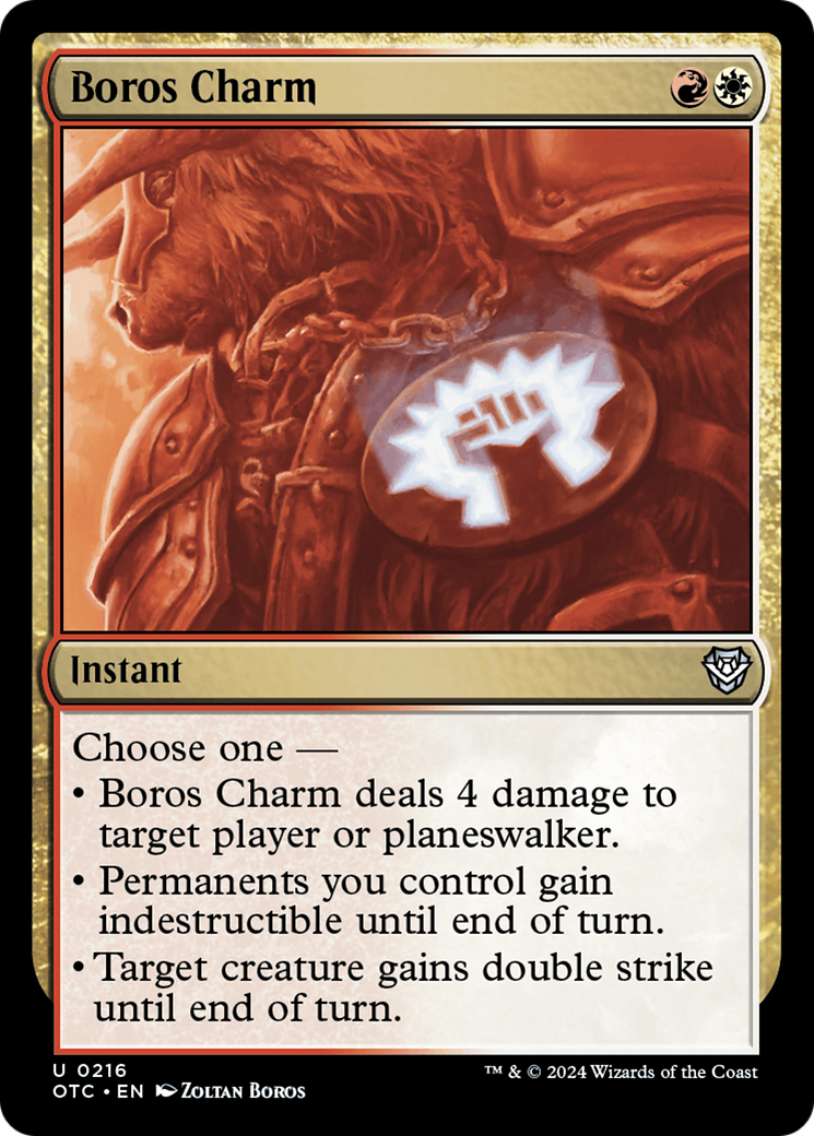 Boros Charm [Outlaws of Thunder Junction Commander] | Gaming Infinity