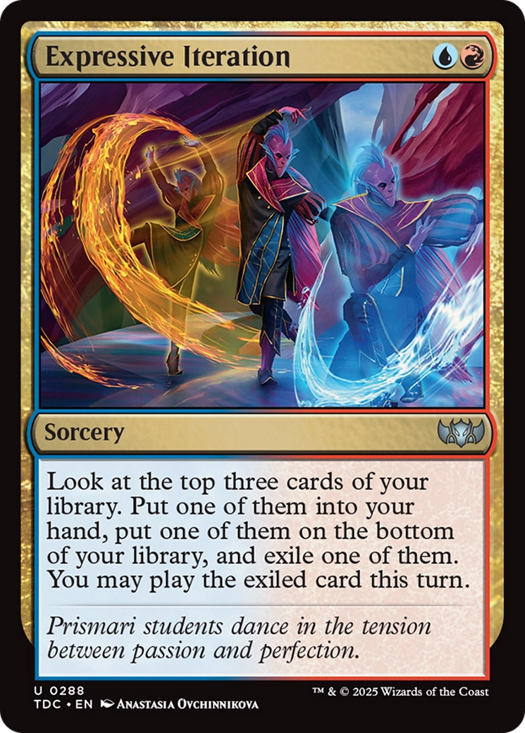 Expressive Iteration [Tarkir: Dragonstorm Commander] | Gaming Infinity