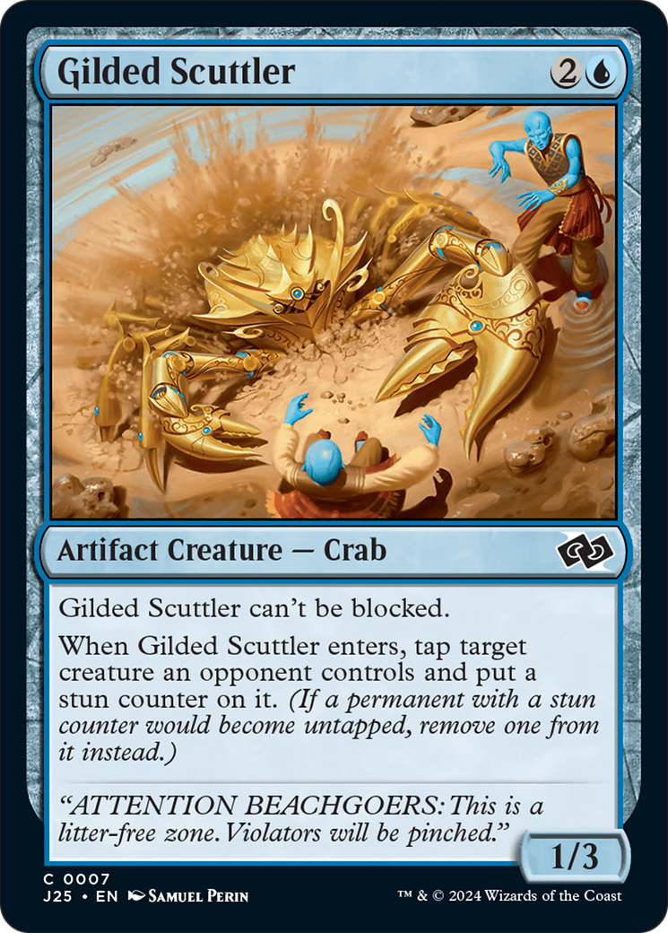 Gilded Scuttler [Foundations Jumpstart] | Gaming Infinity