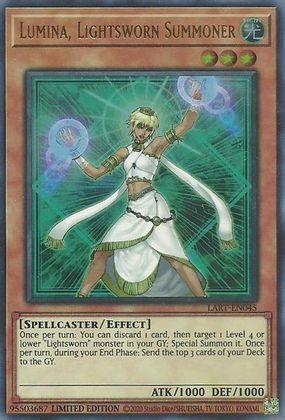 Lumina, Lightsworn Summoner [LART-EN045] Ultra Rare | Gaming Infinity