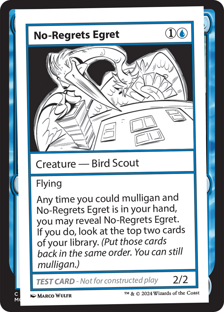 No-Regrets Egret [Mystery Booster 2 Playtest Cards] | Gaming Infinity