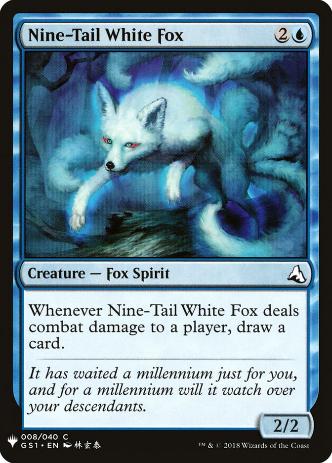 Nine-Tail White Fox [Mystery Booster] | Gaming Infinity