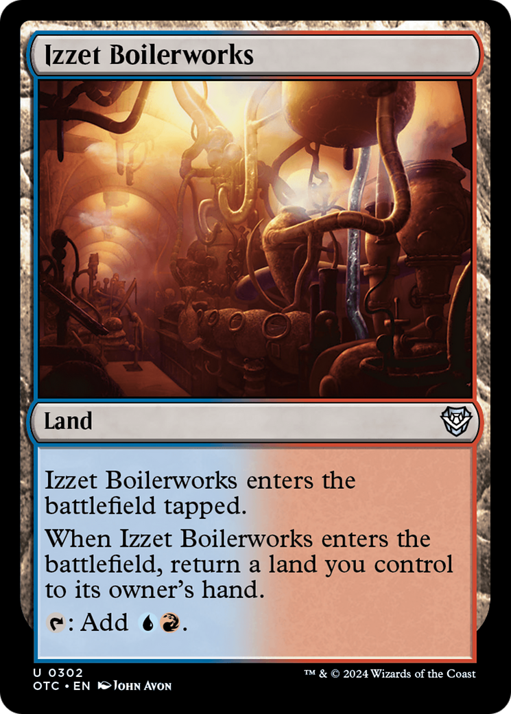 Izzet Boilerworks [Outlaws of Thunder Junction Commander] | Gaming Infinity