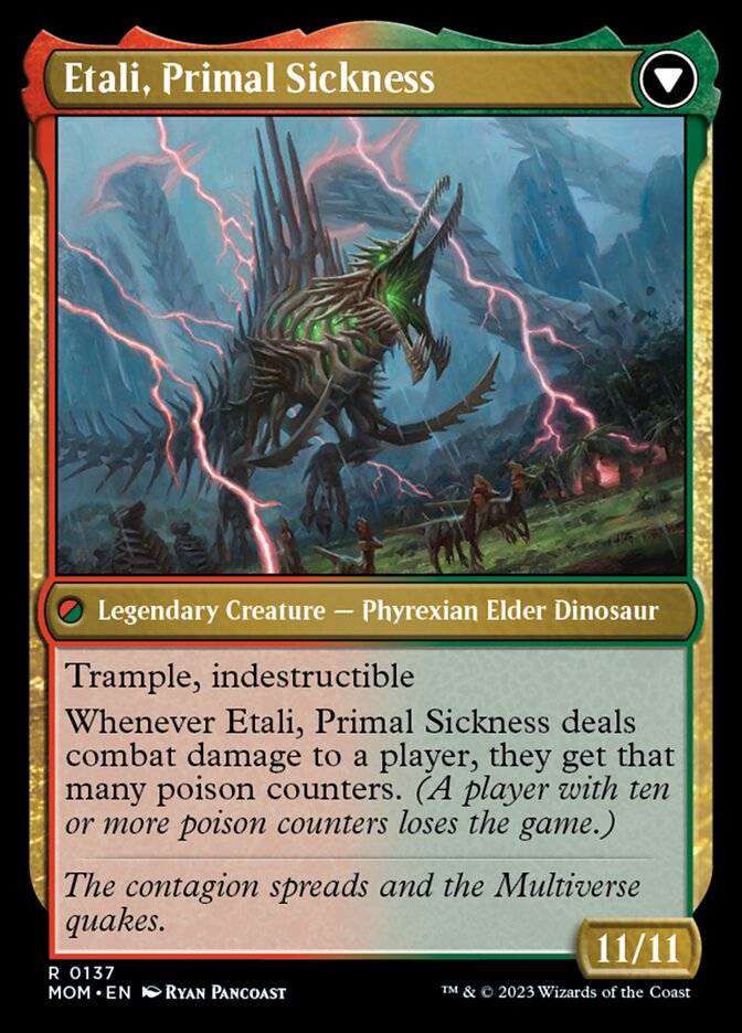 Etali, Primal Conqueror // Etali, Primal Sickness [March of the Machine] | Gaming Infinity