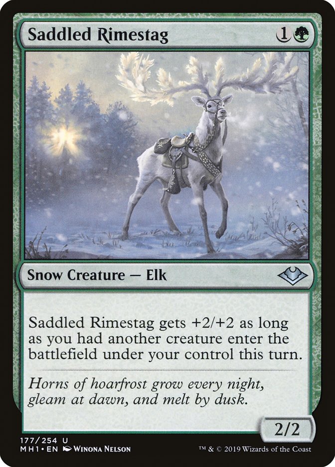 Saddled Rimestag [Modern Horizons] | Gaming Infinity