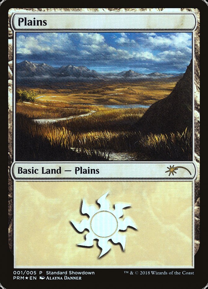 Plains (Alayna Danner) [Standard Showdown Promos] | Gaming Infinity