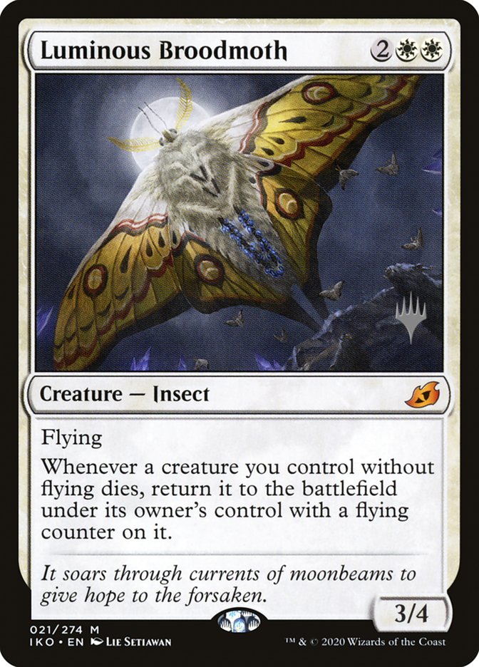 Luminous Broodmoth (Promo Pack) [Ikoria: Lair of Behemoths Promos] | Gaming Infinity