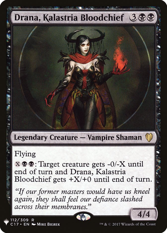 Drana, Kalastria Bloodchief [The List] | Gaming Infinity