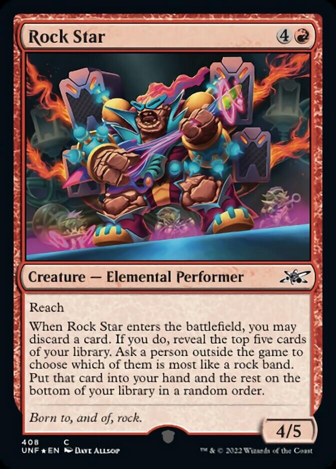 Rock Star (Galaxy Foil) [Unfinity] | Gaming Infinity