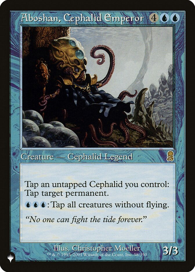 Aboshan, Cephalid Emperor [The List] | Gaming Infinity