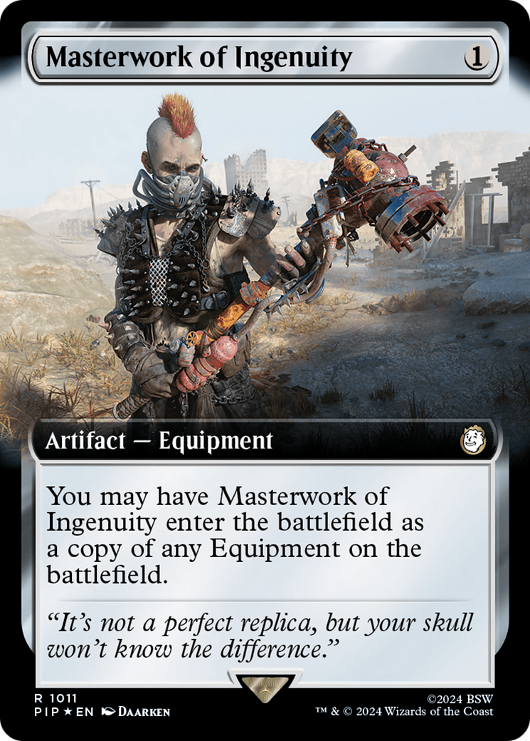 Masterwork of Ingenuity (Extended Art) (Surge Foil) [Fallout] | Gaming Infinity