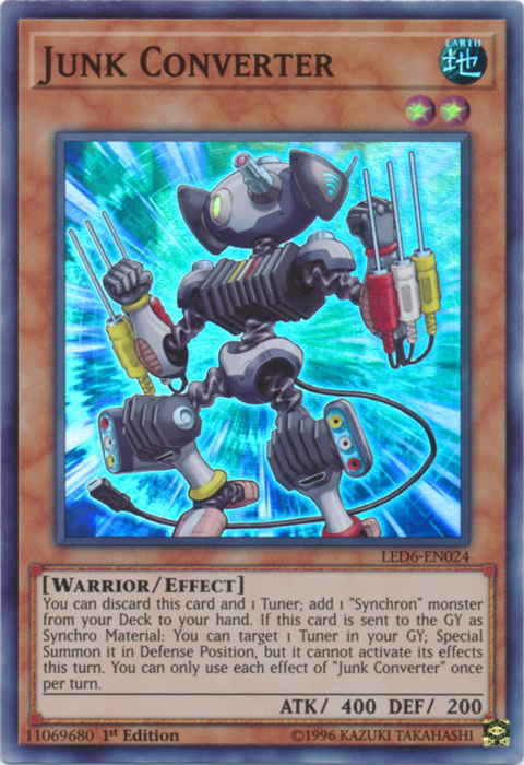 Junk Converter [LED6-EN024] Super Rare | Gaming Infinity