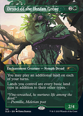 Dryad of the Ilysian Grove (Borderless) [Secret Lair Drop Series] | Gaming Infinity