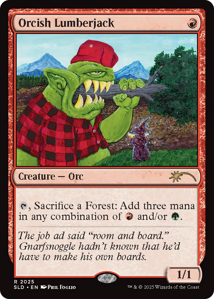 Orcish Lumberjack (2025) [Secret Lair Drop Series] | Gaming Infinity