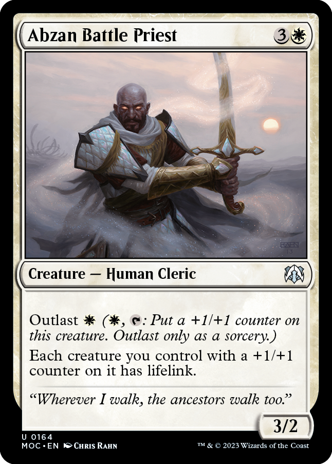 Abzan Battle Priest [March of the Machine Commander] | Gaming Infinity