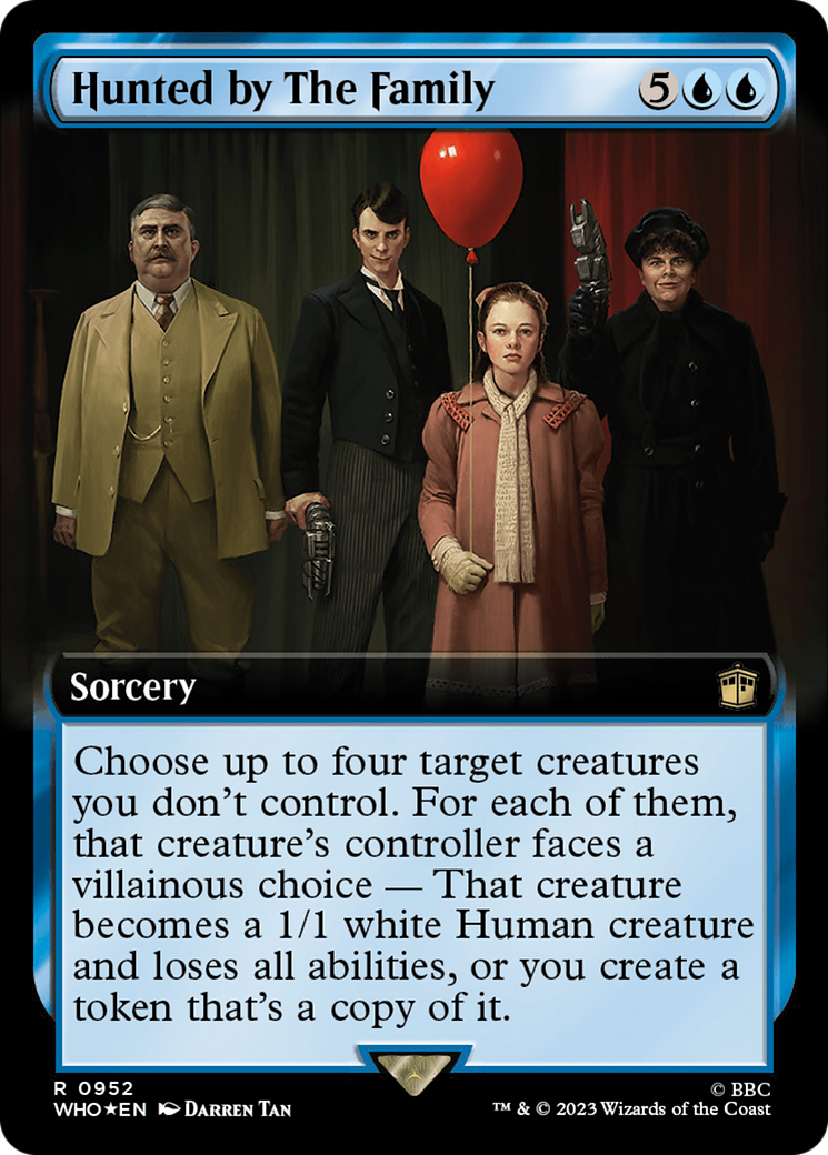 Hunted by The Family (Extended Art) (Surge Foil) [Doctor Who] | Gaming Infinity