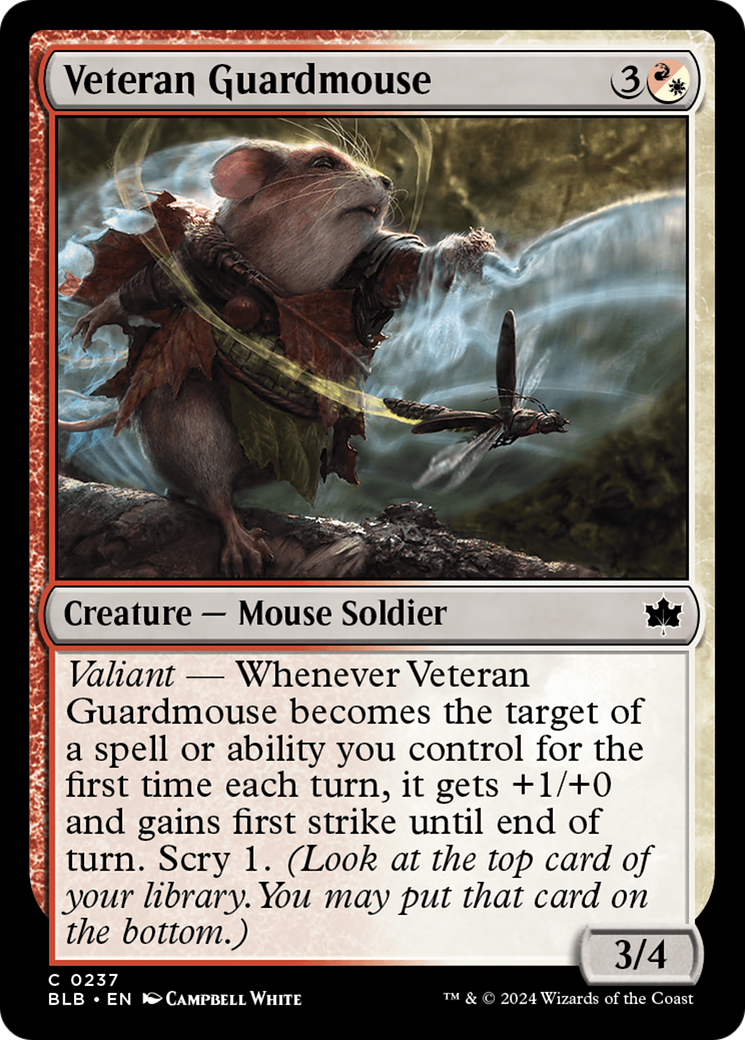 Veteran Guardmouse [Bloomburrow] | Gaming Infinity