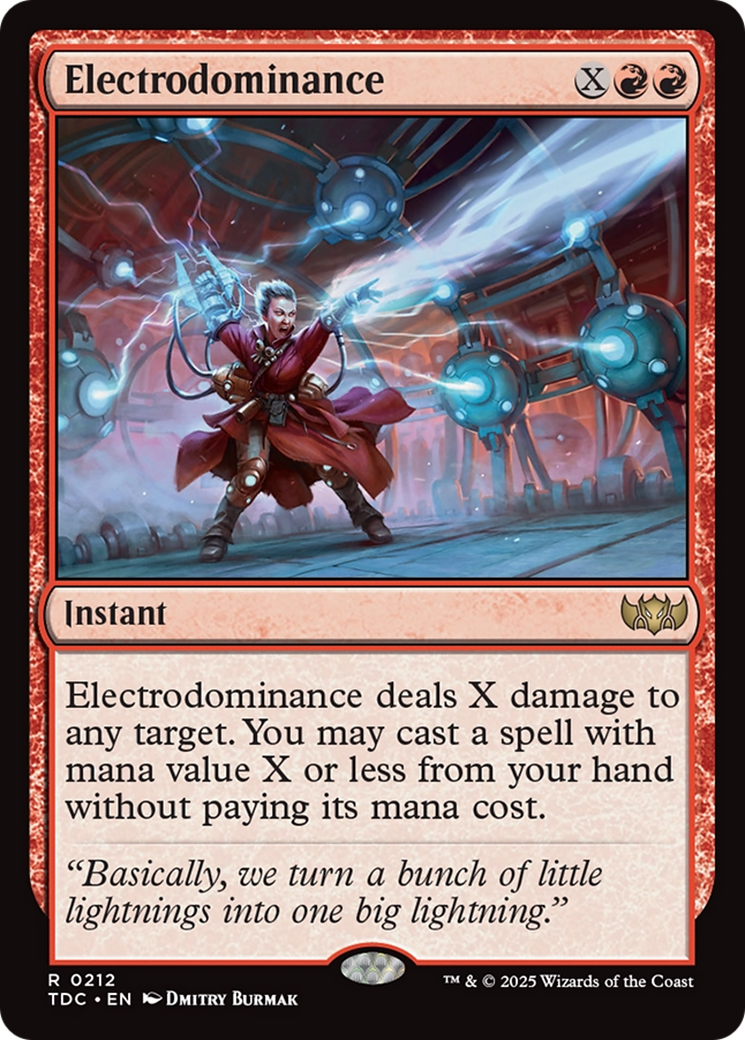 Electrodominance [Tarkir: Dragonstorm Commander] | Gaming Infinity